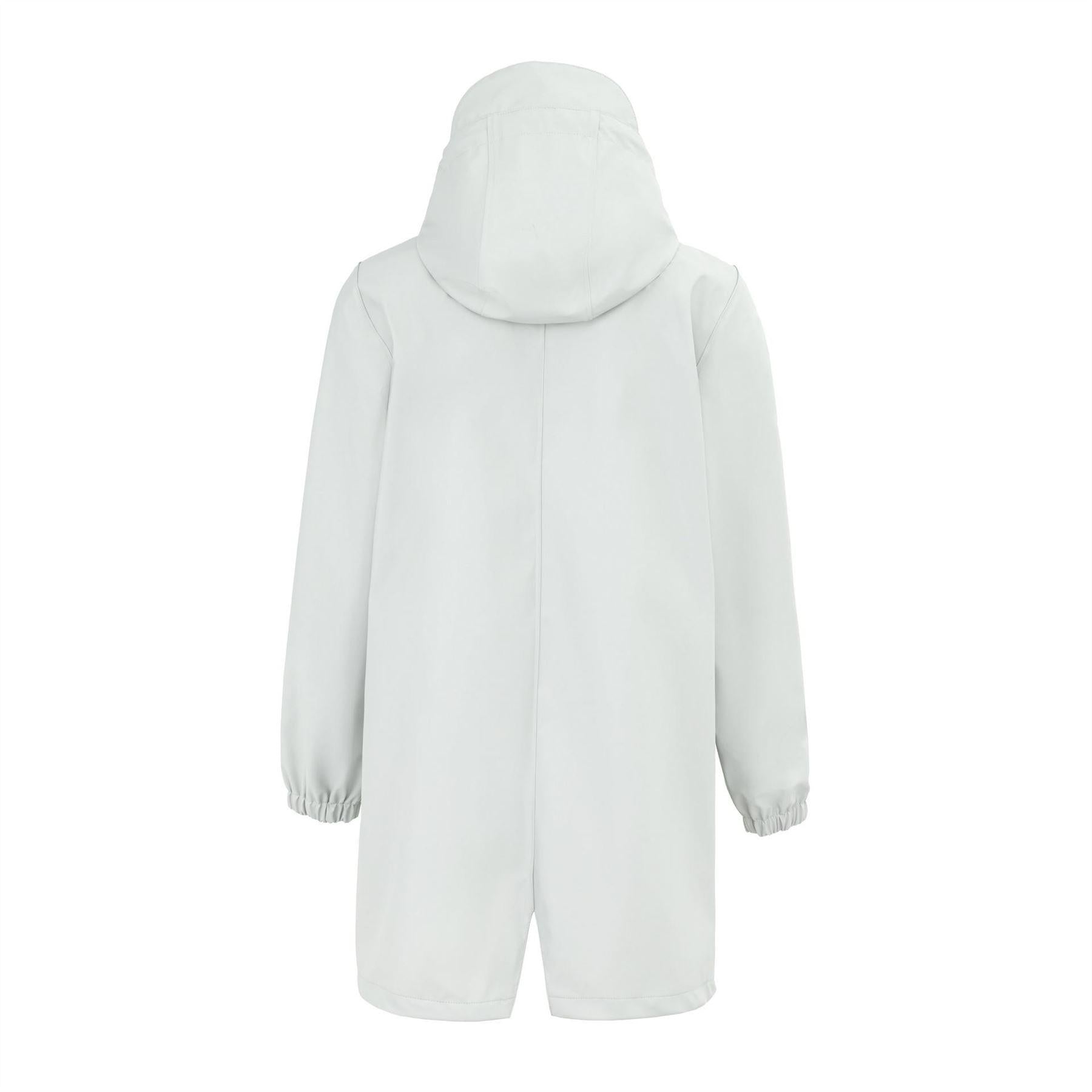 Grey - Back - Gelert Childrens-Kids Coast PU Raincoat
