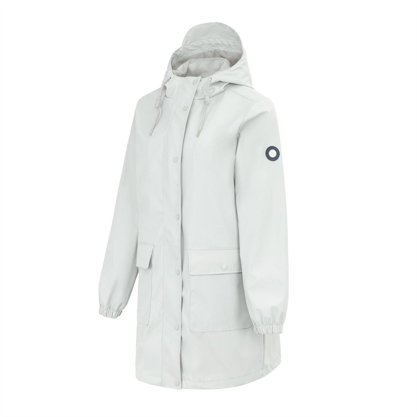 Grey - Side - Gelert Childrens-Kids Coast PU Raincoat