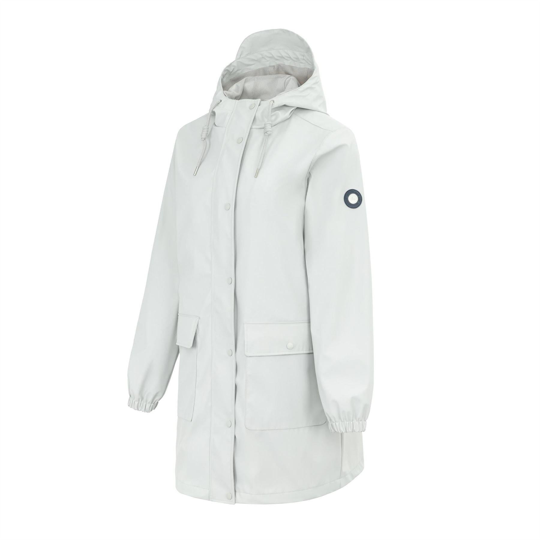 Grey - Side - Gelert Childrens-Kids Coast PU Raincoat