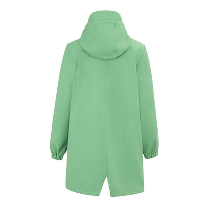 Moss Green - Back - Gelert Childrens-Kids Coast PU Raincoat