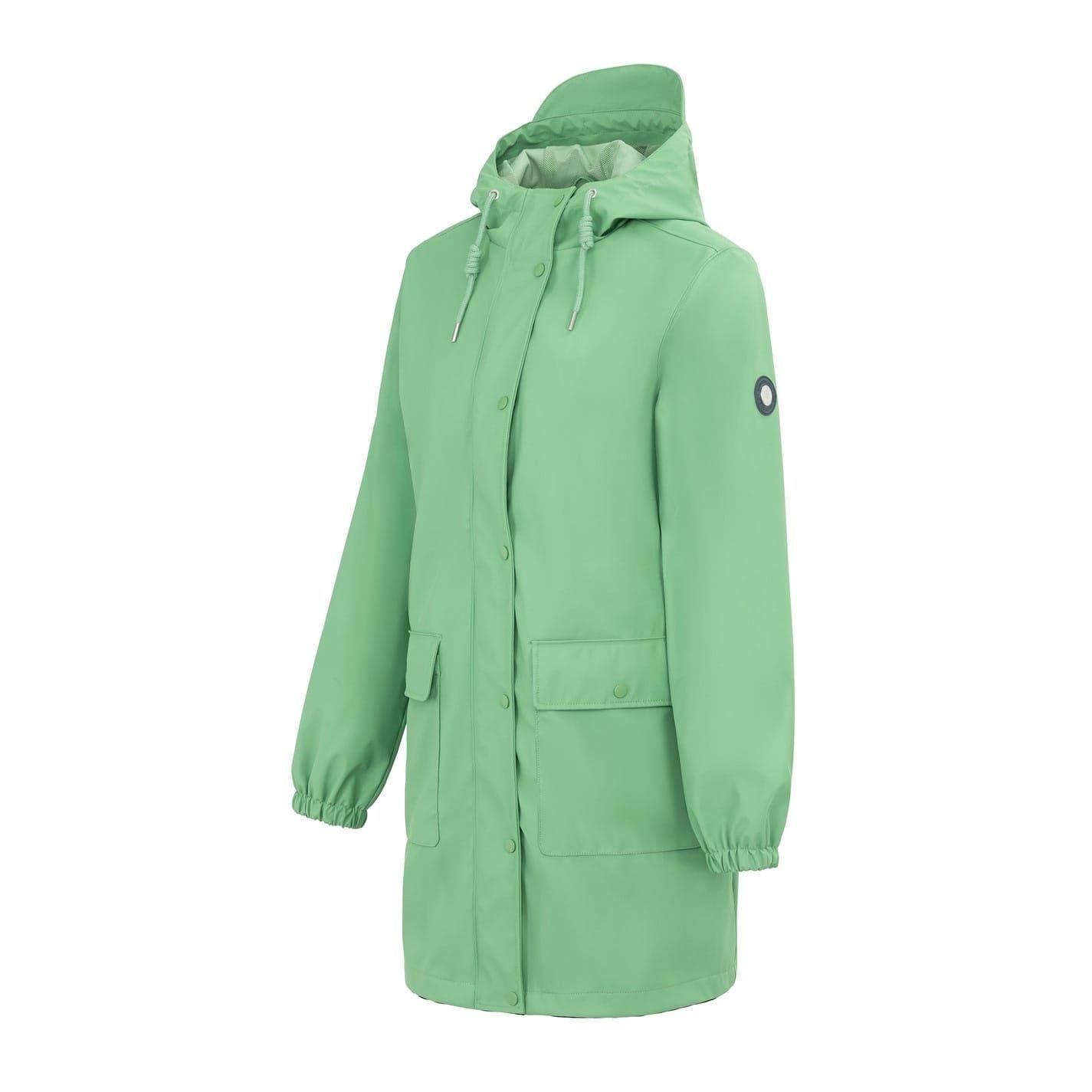 Moss Green - Side - Gelert Childrens-Kids Coast PU Raincoat
