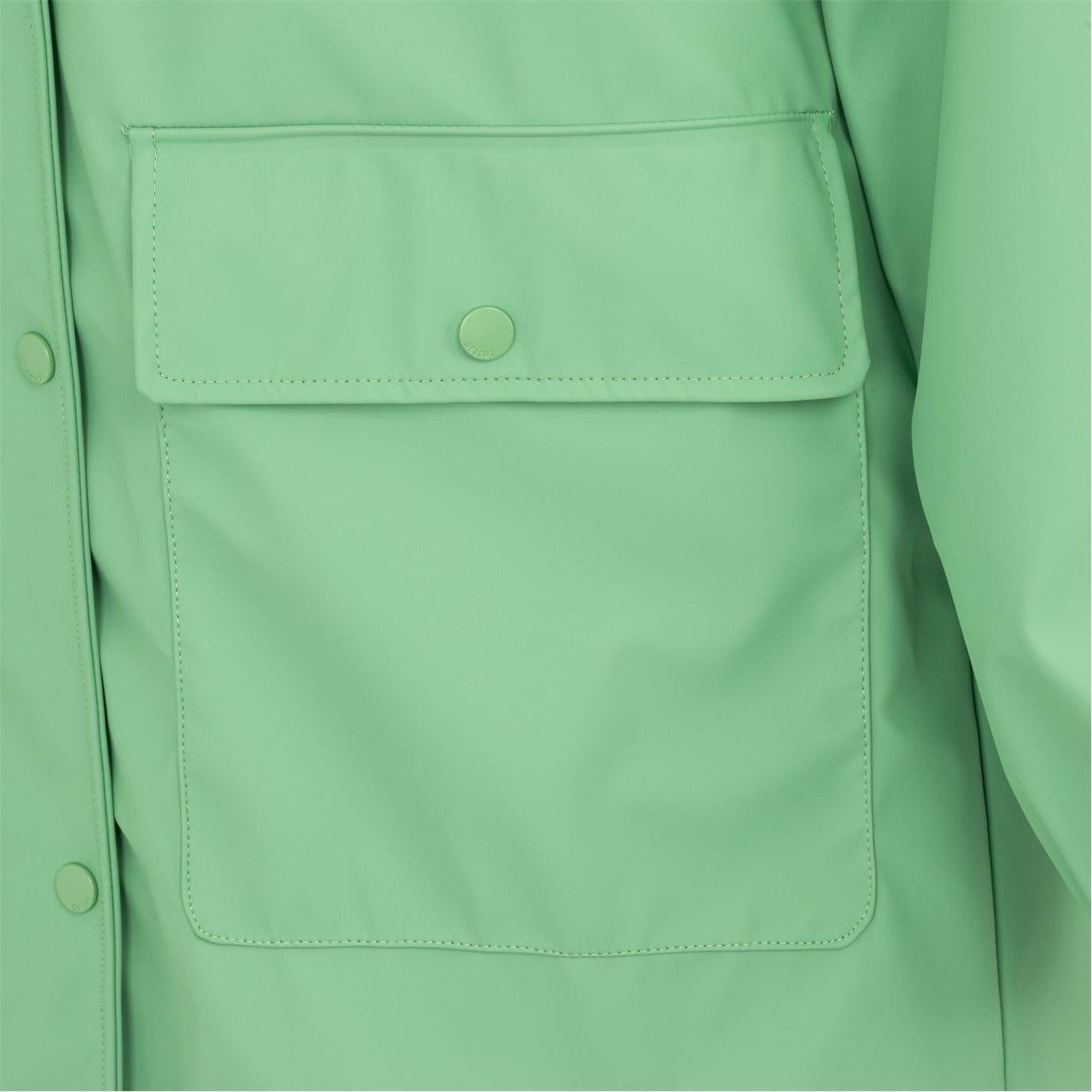 Moss Green - Pack Shot - Gelert Childrens-Kids Coast PU Raincoat