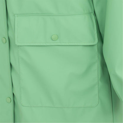 Moss Green - Pack Shot - Gelert Childrens-Kids Coast PU Raincoat