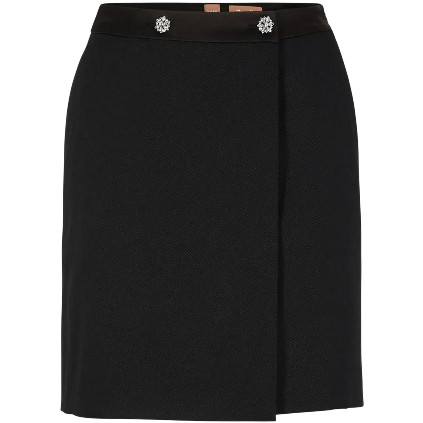 Black - Front - Boss Womens-Ladies Vittora Pencil Skirt