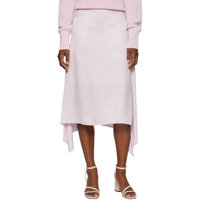 Pink - Side - Hugo Boss Womens-Ladies Vicina Plain Skirt