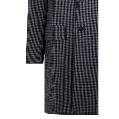 Grey - Lifestyle - Lacoste Mens Lapel Collar Trench Coat