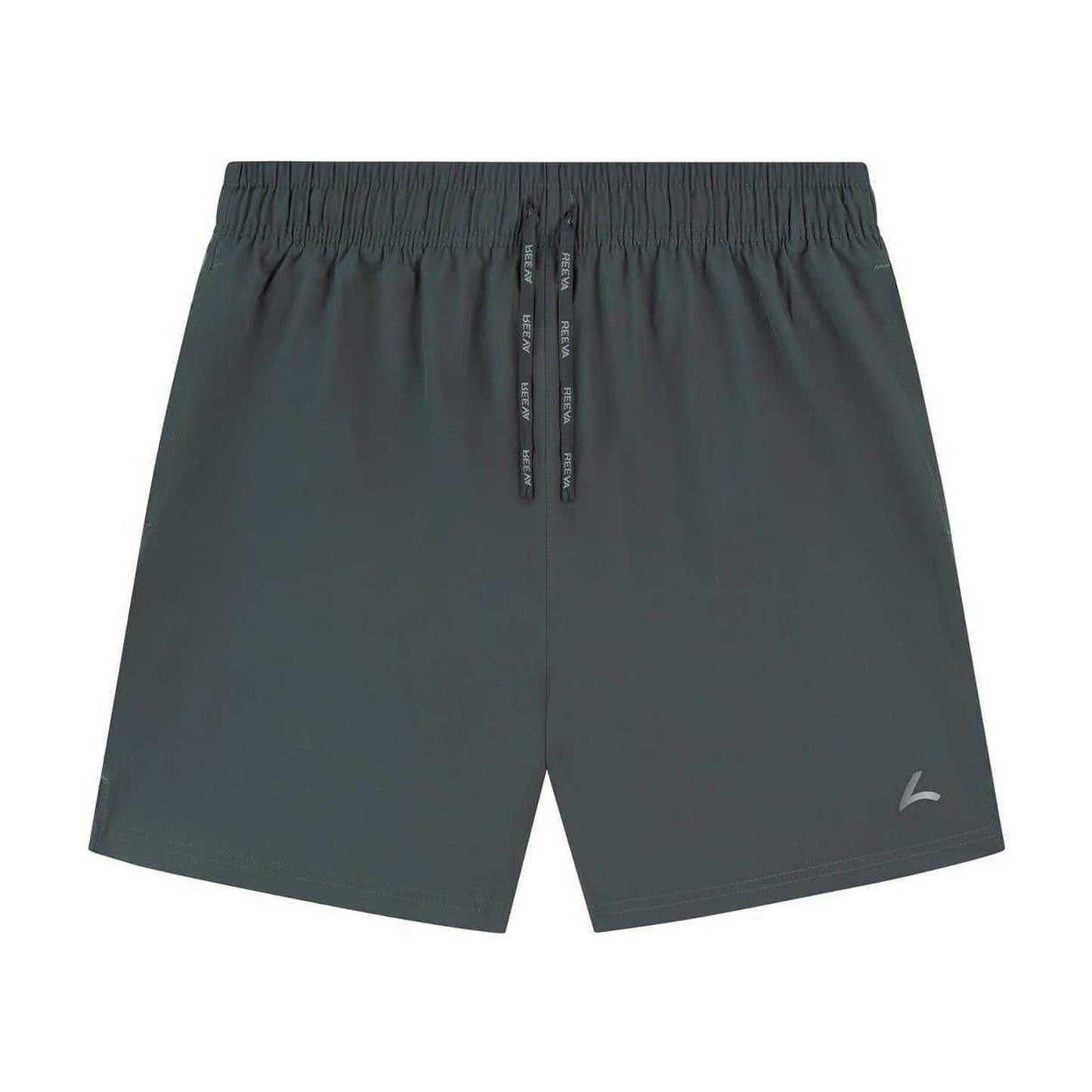Grey - Front - Reeva Mens Microfibre Shorts