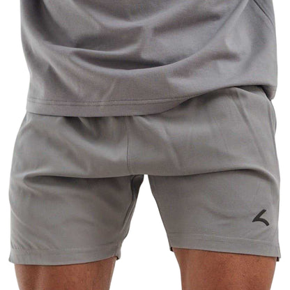 Light Grey - Back - Reeva Mens Microfibre Shorts