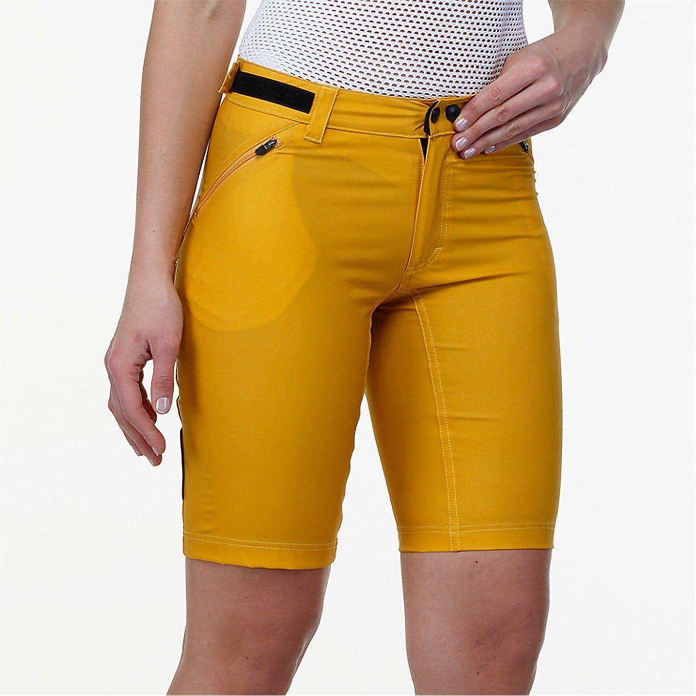 Mustard - Side - Bicycle Line Womens-Ladies Imola Baggy Shorts