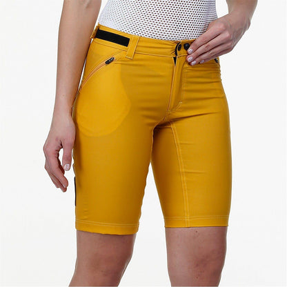 Mustard - Side - Bicycle Line Womens-Ladies Imola Baggy Shorts