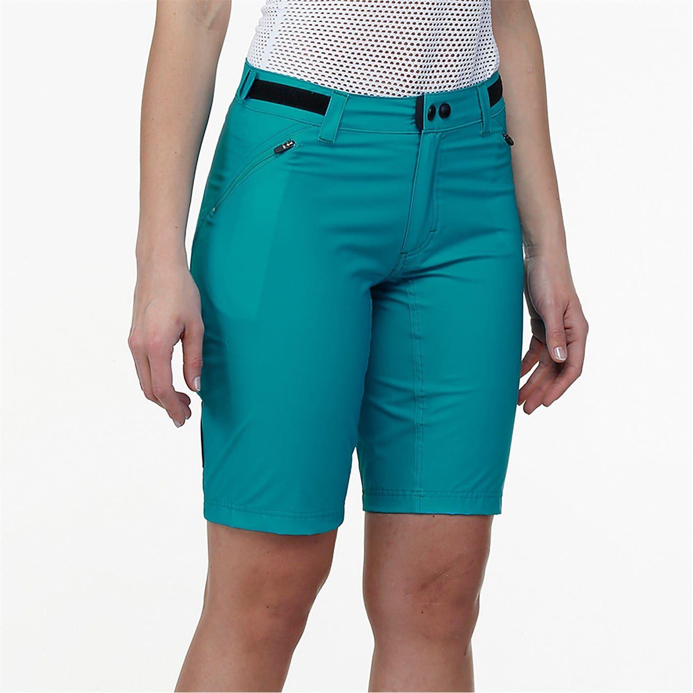 Turquoise - Side - Bicycle Line Womens-Ladies Imola Baggy Shorts