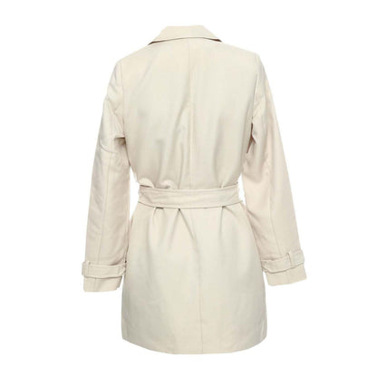 Oatmeal - Back - Vero Moda Womens-Ladies Polyester Trench Coat