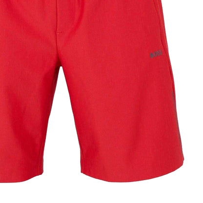 Red - Side - Boss Mens Hecon Shorts