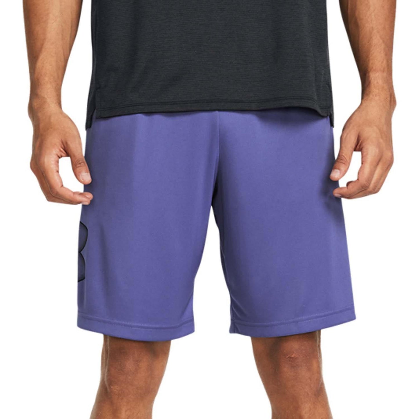 Purple - Side - Under Armour Mens Tech Graphic Shorts