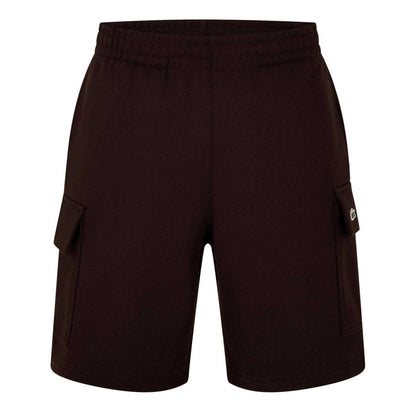 Brown - Front - Lacoste Mens Cotton Cargo Shorts