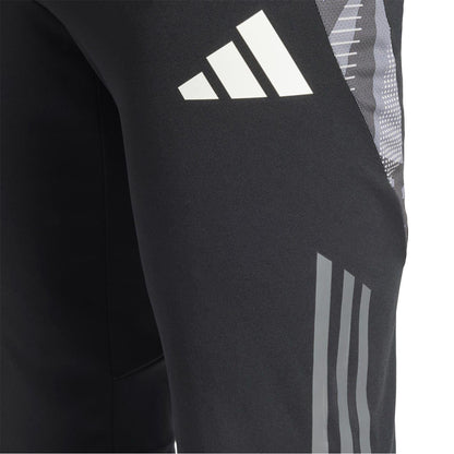 Black-Dark Grey - Side - Adidas Mens Tiro 24 Football Shorts