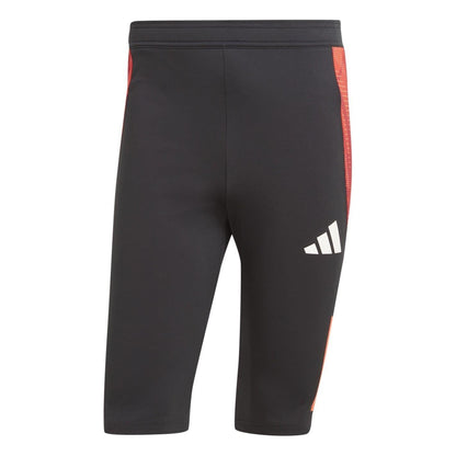 Black-Solar Red - Front - Adidas Mens Tiro 24 Football Shorts
