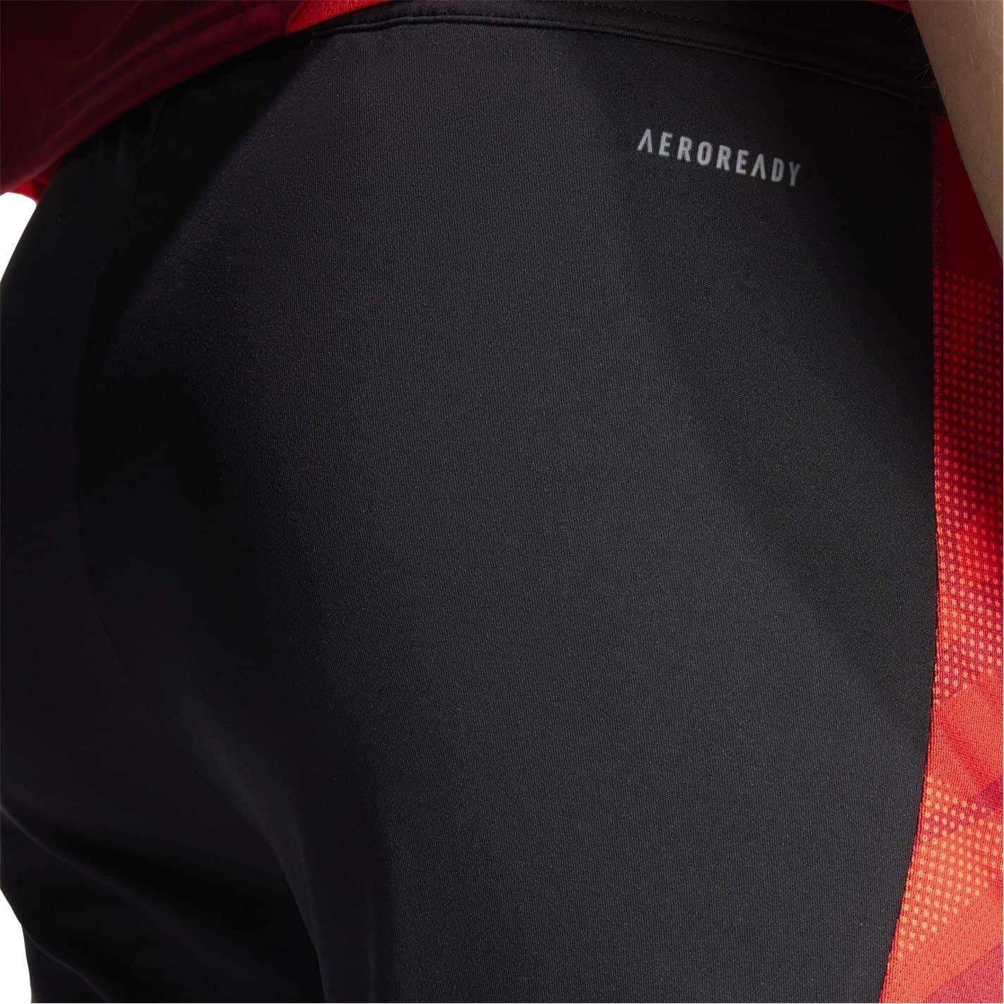 Black-Solar Red - Lifestyle - Adidas Mens Tiro 24 Football Shorts