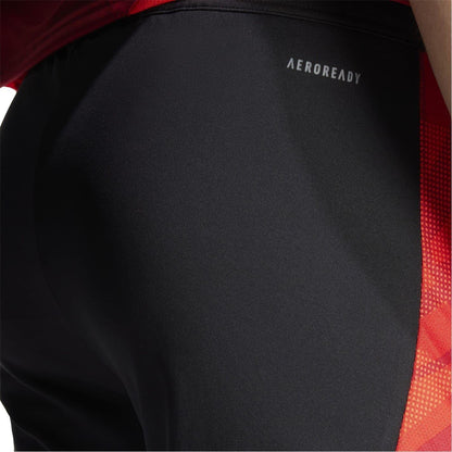 Black-Solar Red - Lifestyle - Adidas Mens Tiro 24 Football Shorts