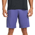 Purple - Side - Under Armour Mens Tech Graphic Shorts