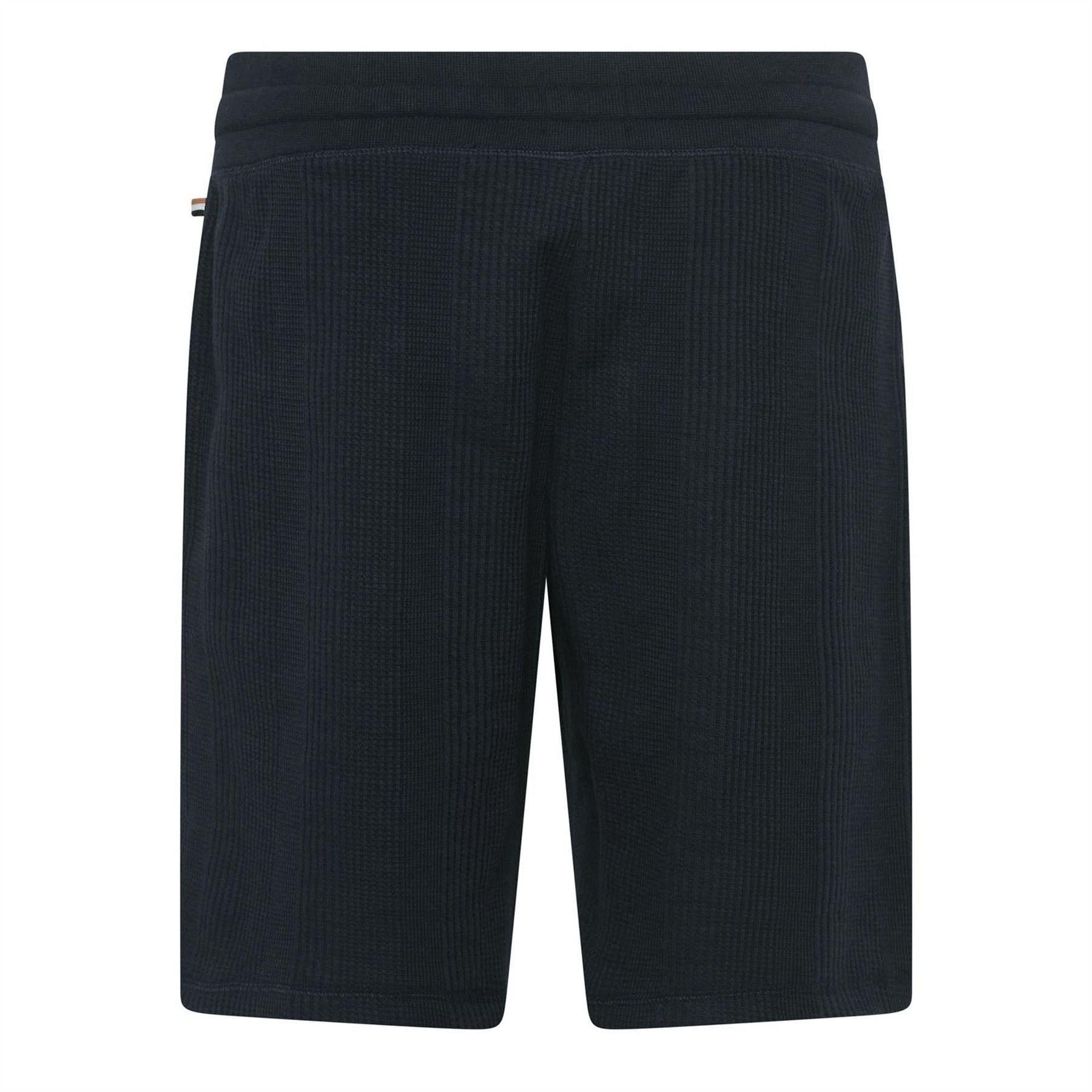Dark Blue - Back - Boss Mens Structure Lounge Shorts