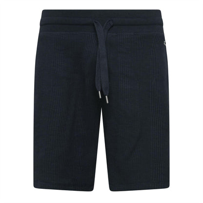 Dark Blue - Front - Boss Mens Structure Lounge Shorts