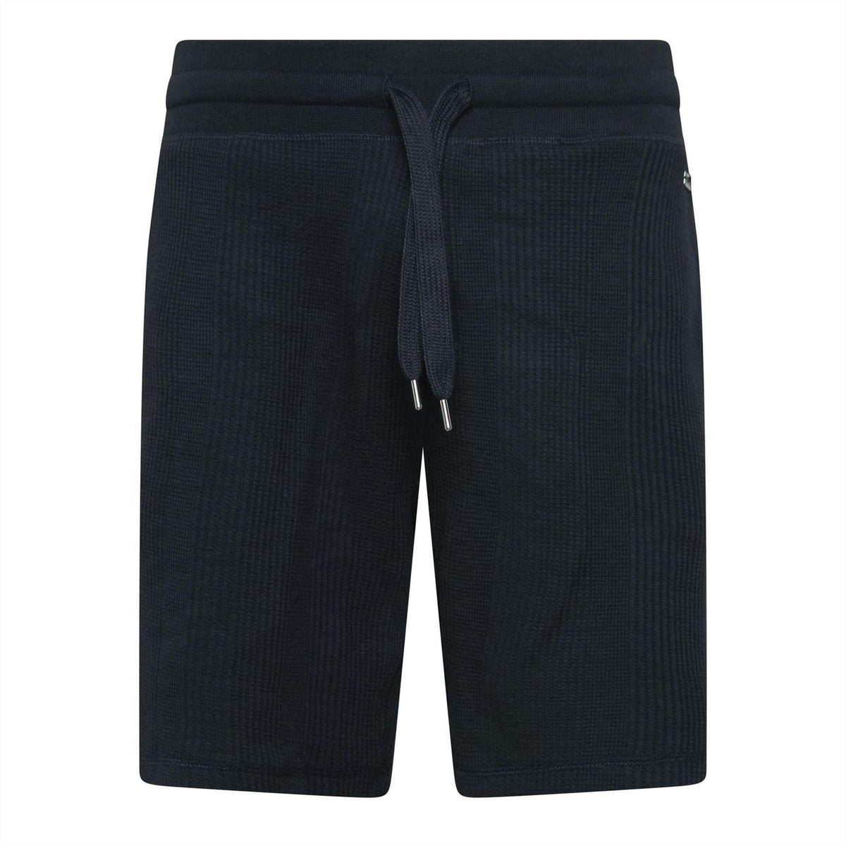 Dark Blue - Front - Boss Mens Structure Lounge Shorts