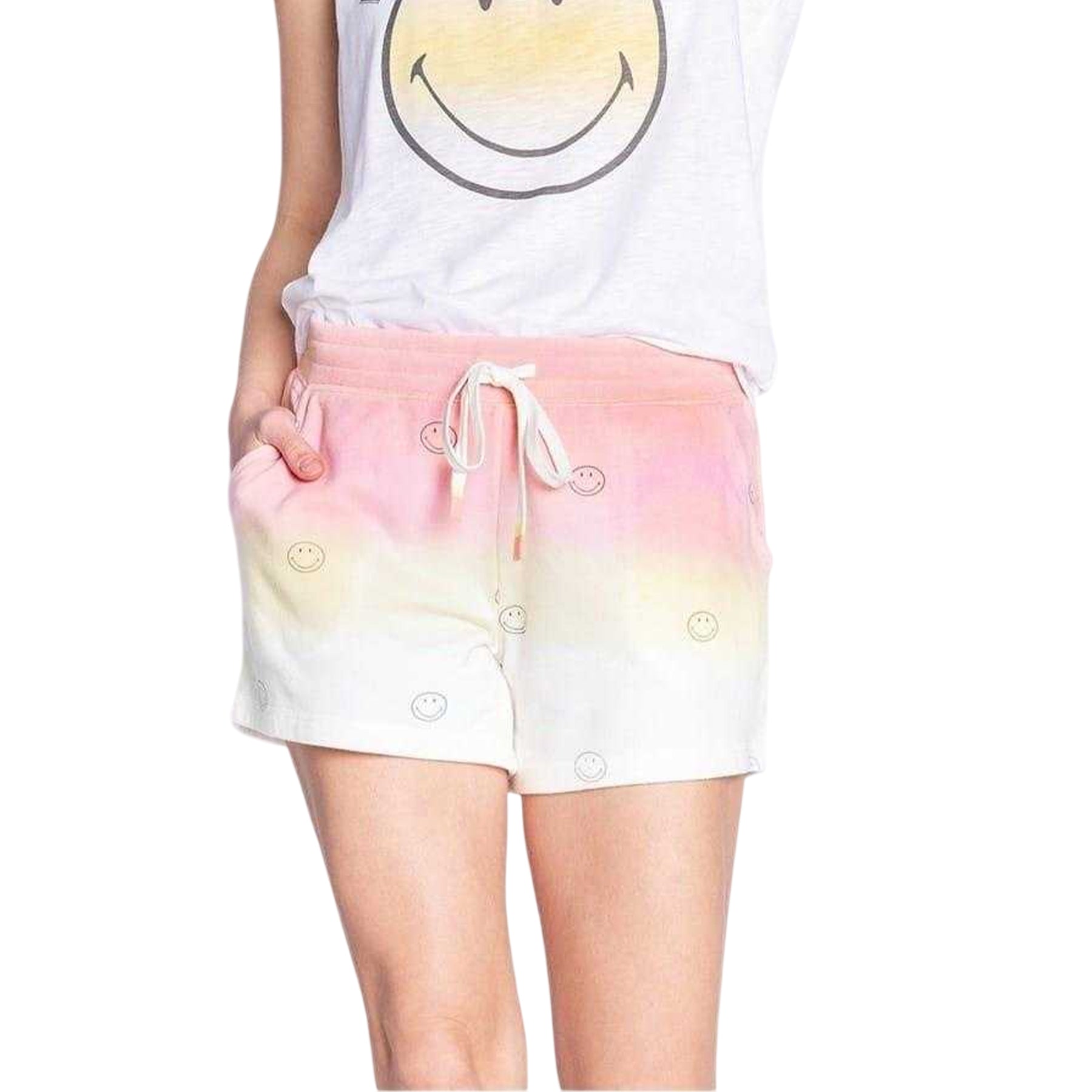 Ombre - Front - PJ Salvage Womens-Ladies Ombre Relaxed Fit Casual Shorts