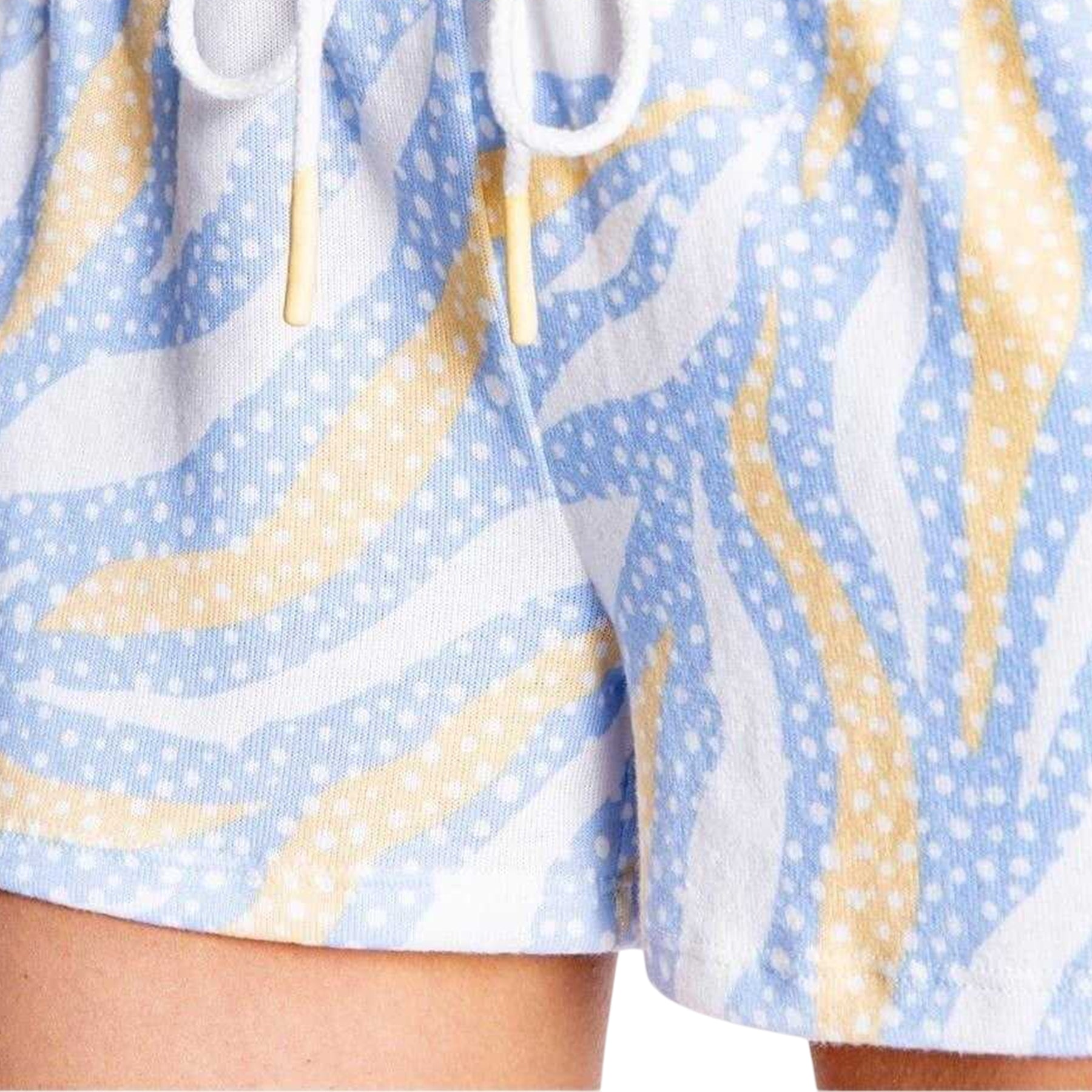 Light Blue - Back - PJ Salvage Womens-Ladies Tiger Stripe Shorts