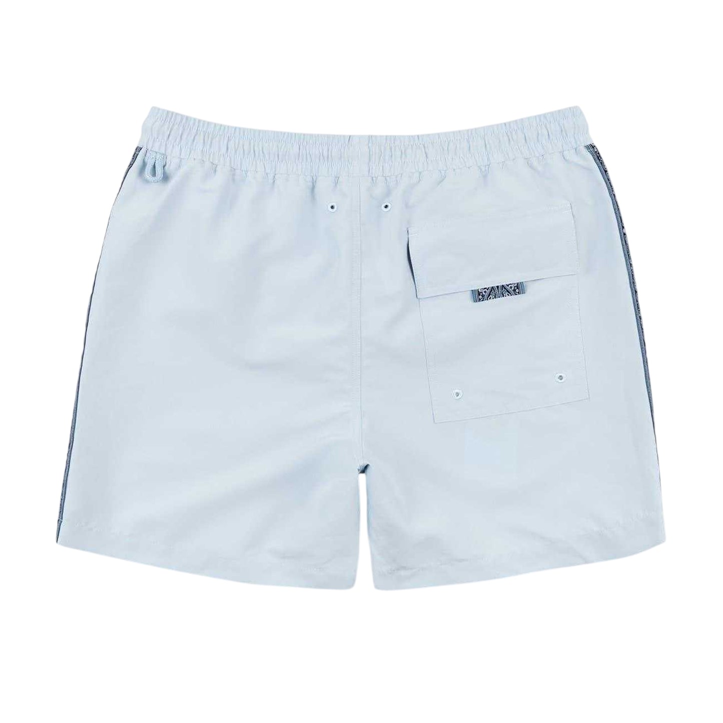 Light Blue - Back - Pretty Green Mens Paisley Swim Shorts