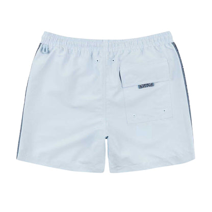 Light Blue - Back - Pretty Green Mens Paisley Swim Shorts