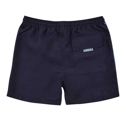 Navy - Back - Pretty Green Mens Paisley Swim Shorts