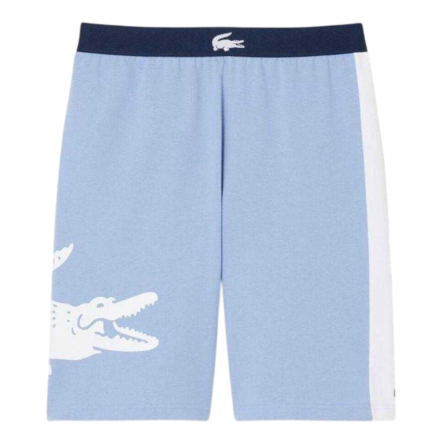 Blue - Front - Lacoste Mens Fleece Lounge Shorts