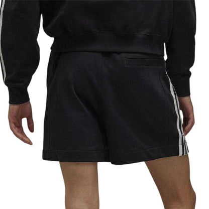 Black - Back - Y-3 Mens Cutline French Terry Tailored Shorts