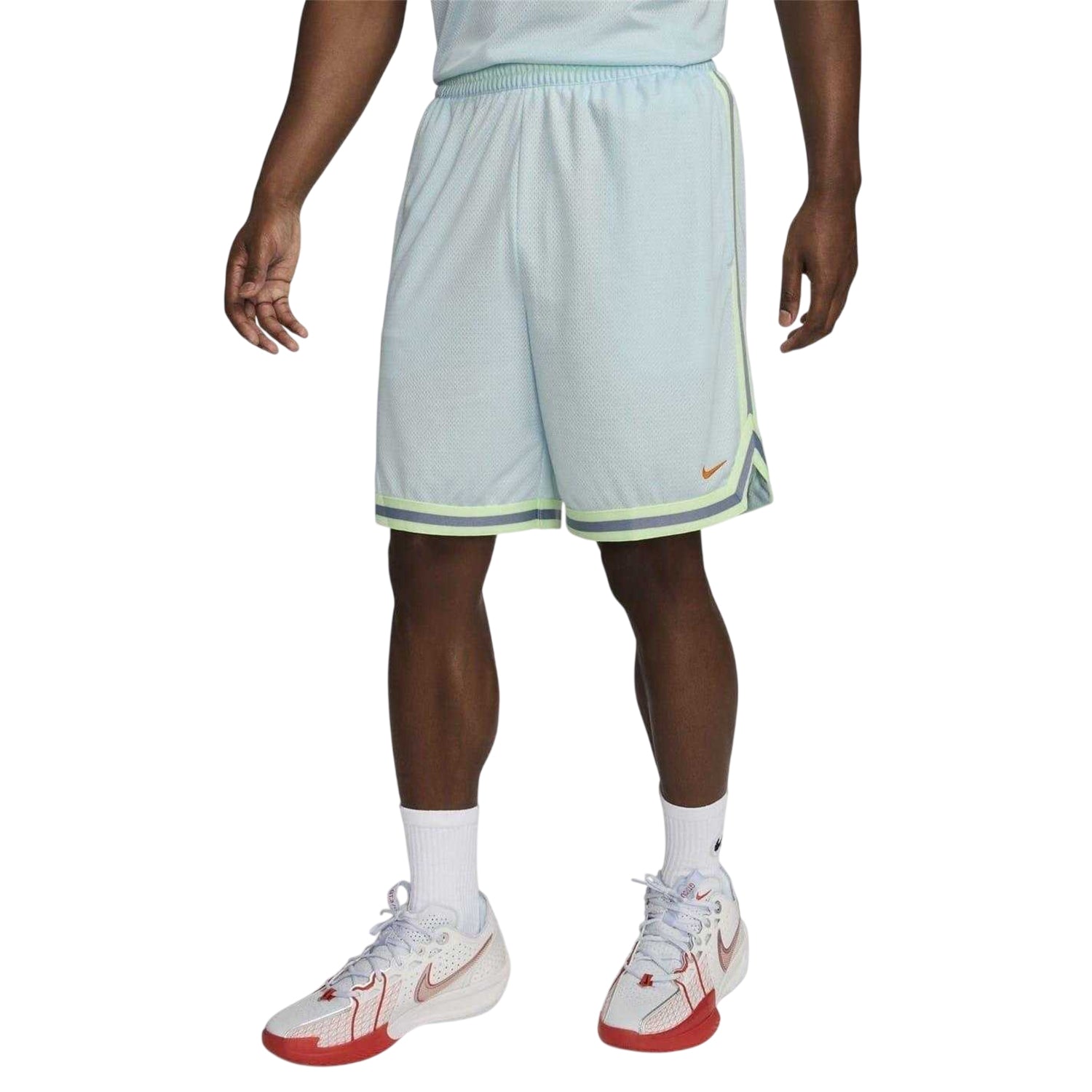 Glacier Blue - Side - Nike Mens DNA Dri-FIT Basketball Shorts
