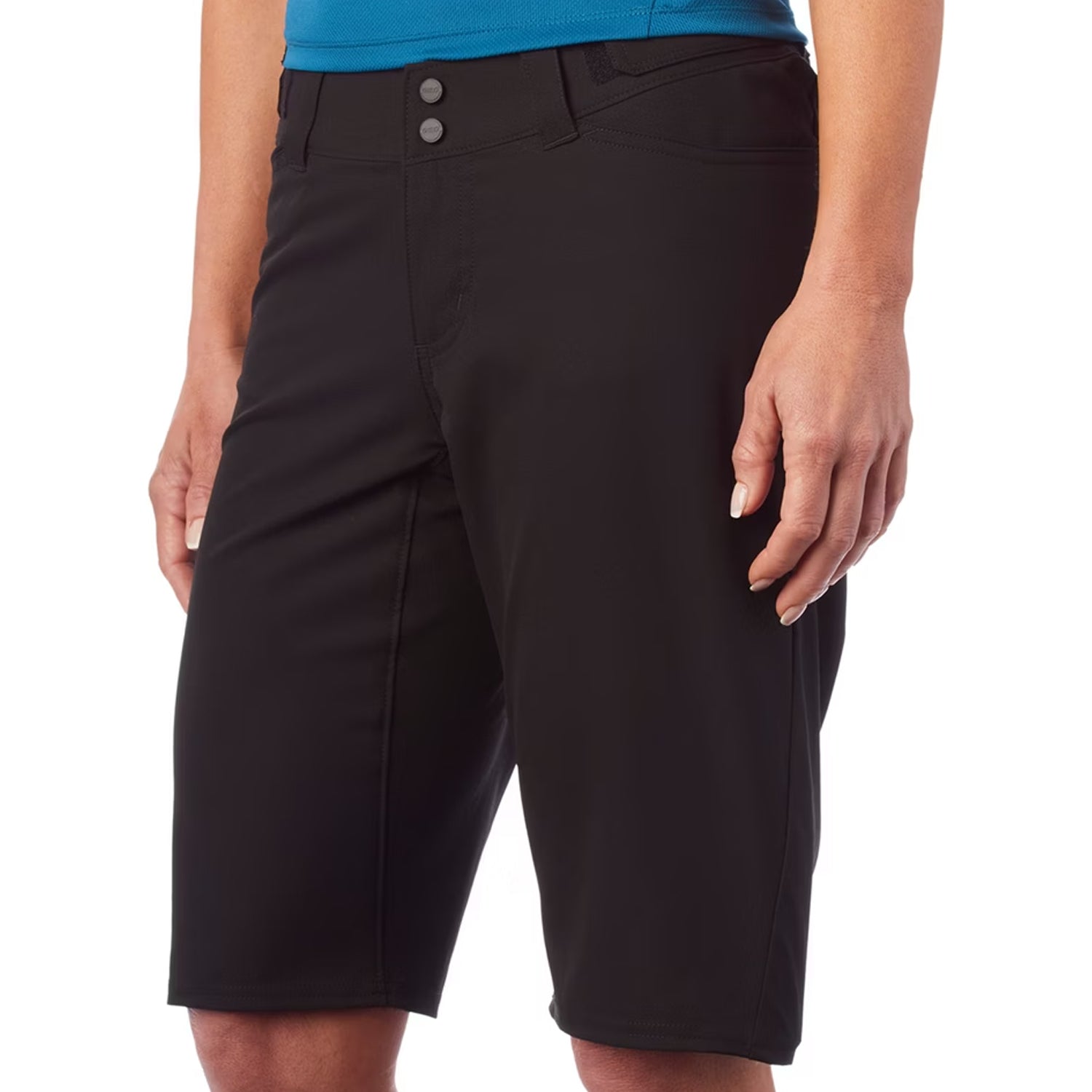 Black - Side - Giro Womens-Ladies Arc Walking Shorts