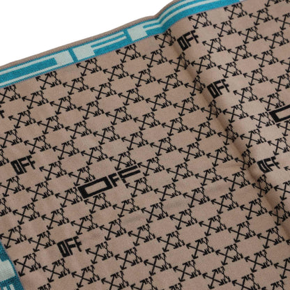 Camel - Back - Off White Monogram Blanket