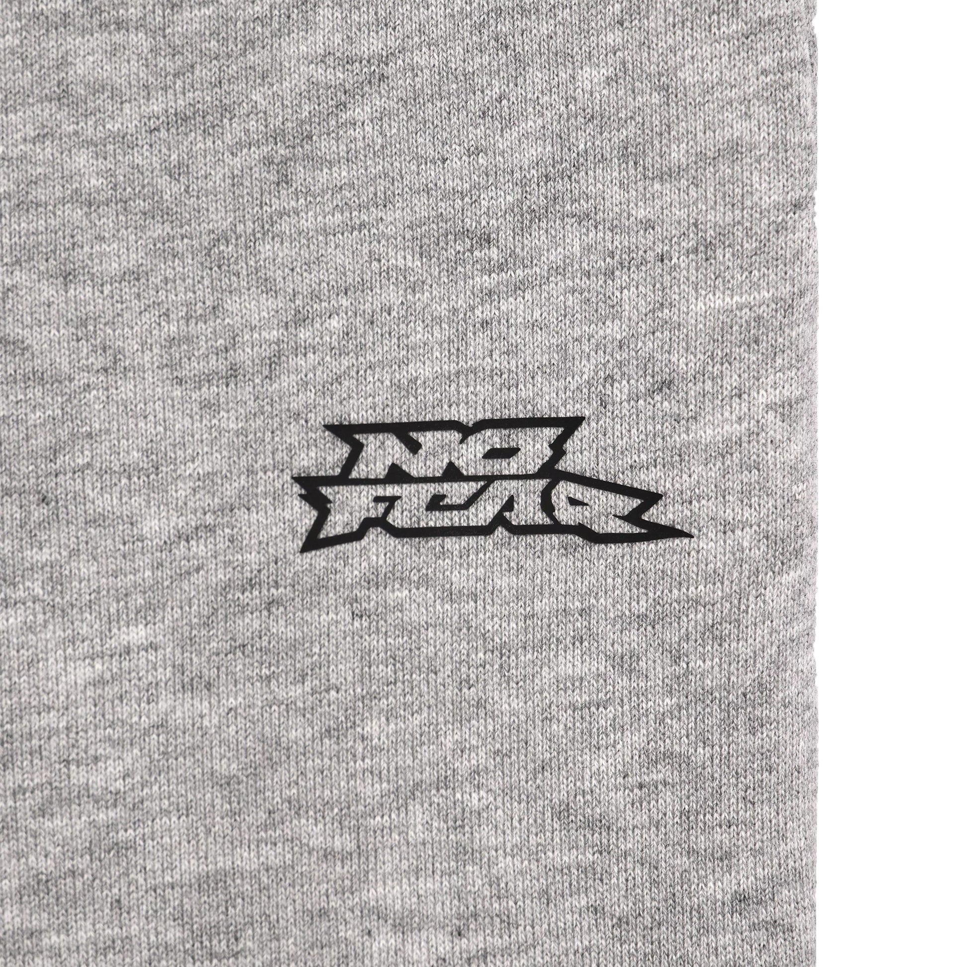 Grey - Side - No Fear Mens Fleece Shorts