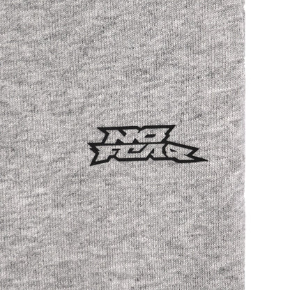 Grey - Side - No Fear Mens Fleece Shorts