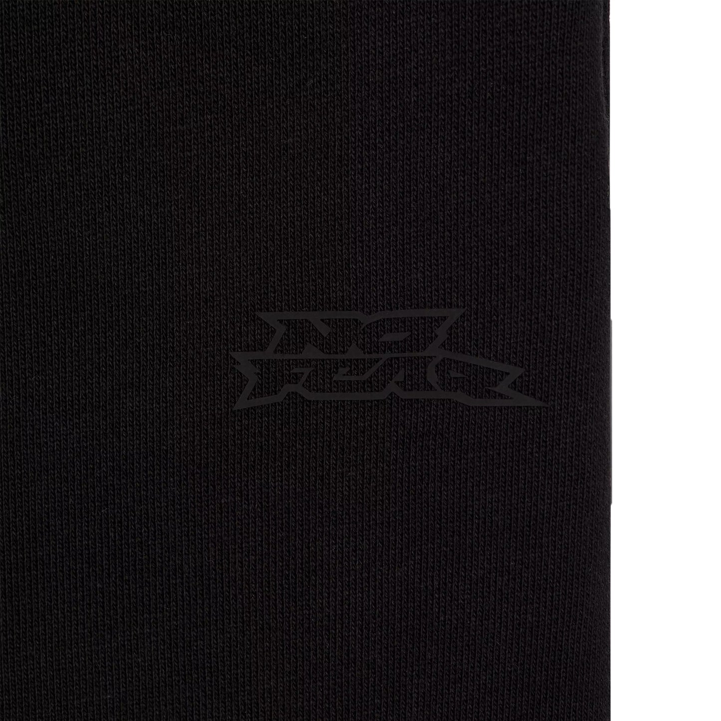 Black - Side - No Fear Mens Fleece Shorts