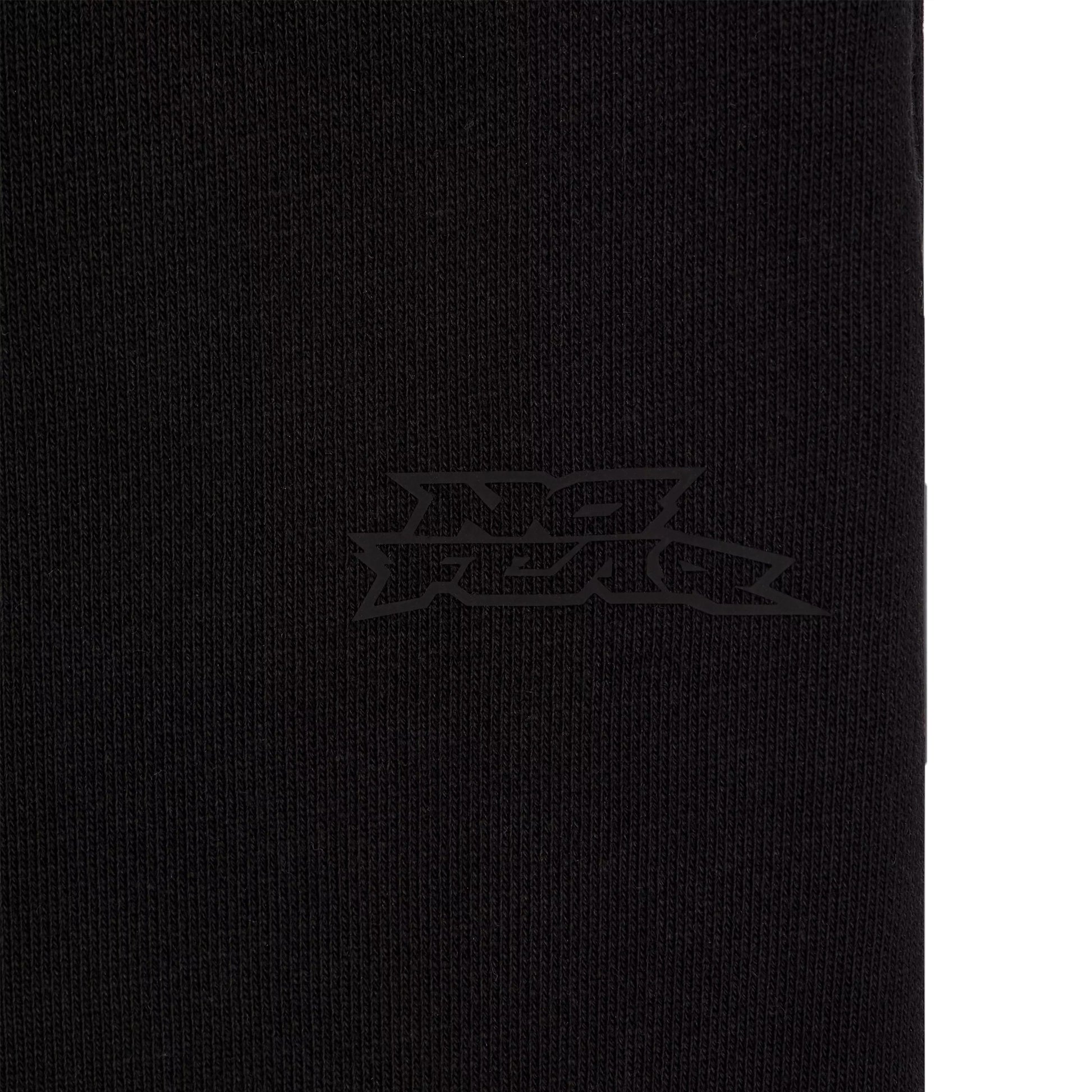 Black - Side - No Fear Mens Fleece Shorts