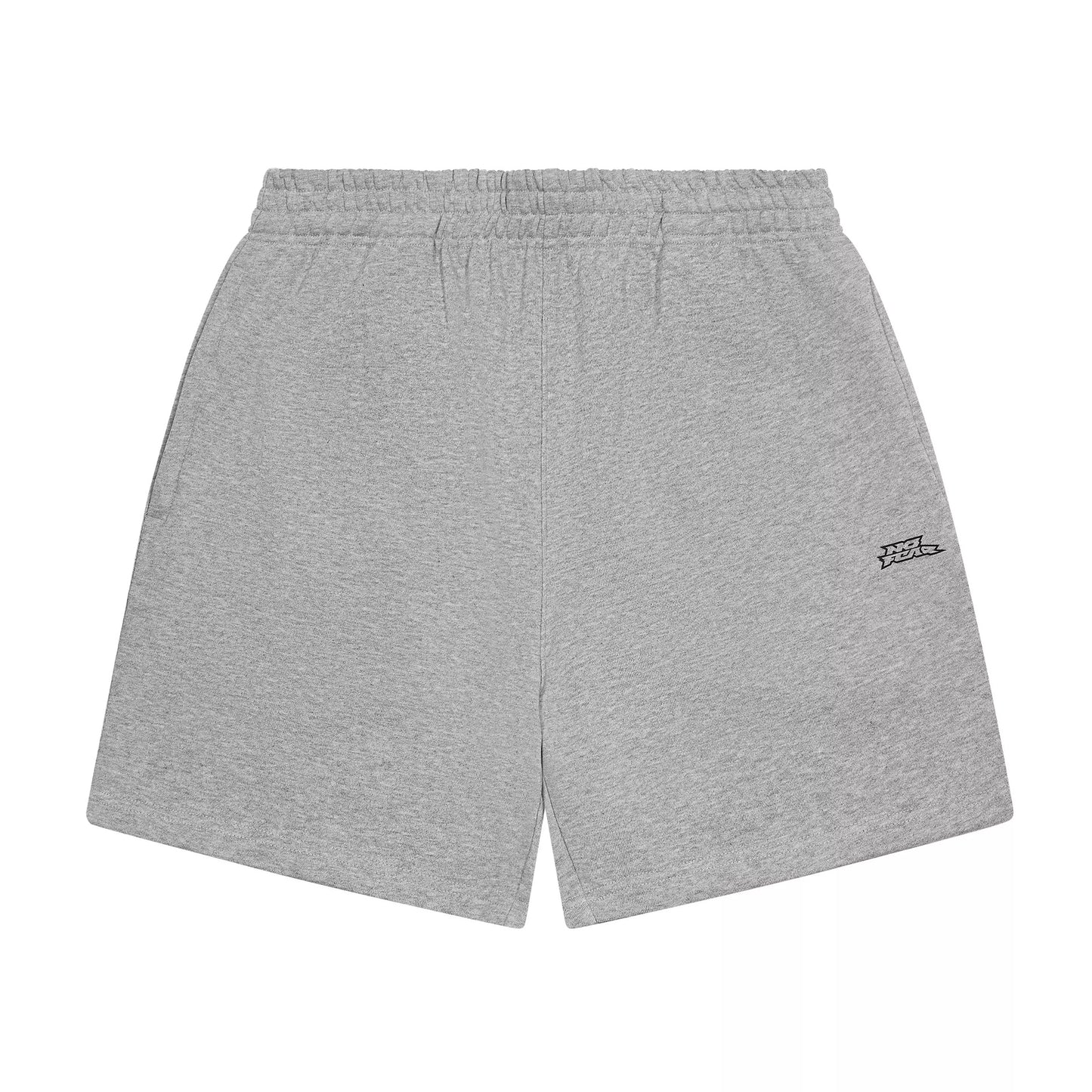 Grey - Front - No Fear Mens Fleece Shorts