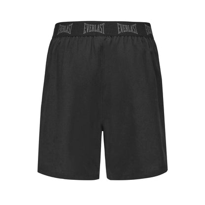 Black - Back - Everlast Mens Flex Shorts