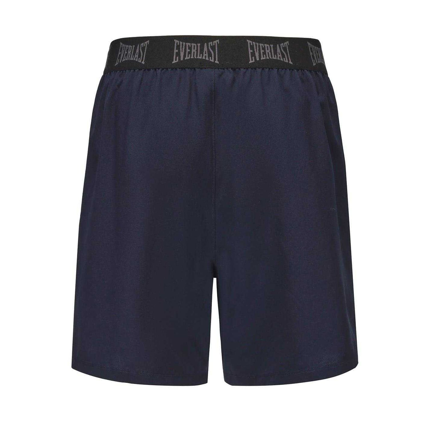 Navy - Back - Everlast Mens Flex Shorts