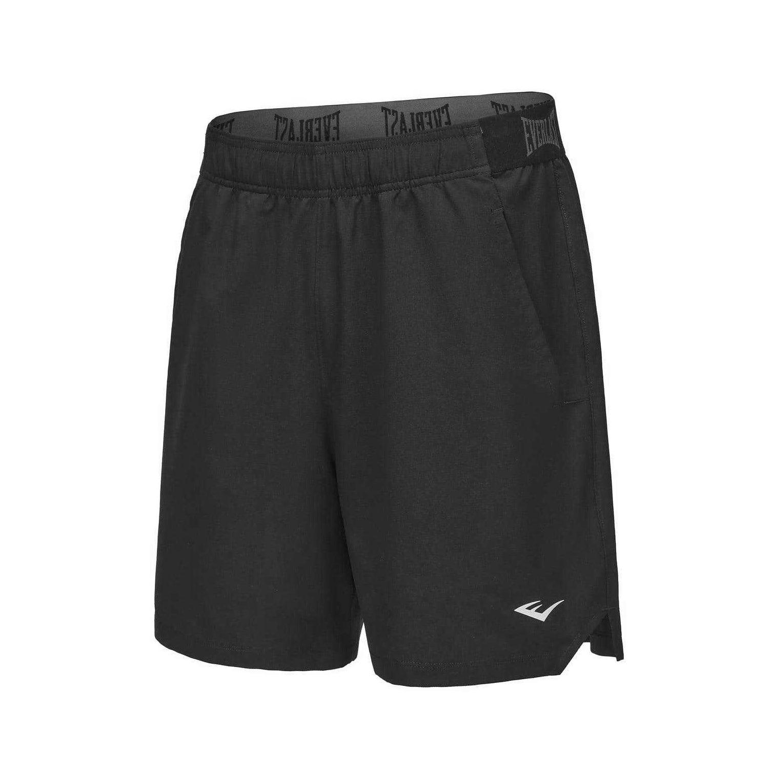 Black - Side - Everlast Mens Flex Shorts