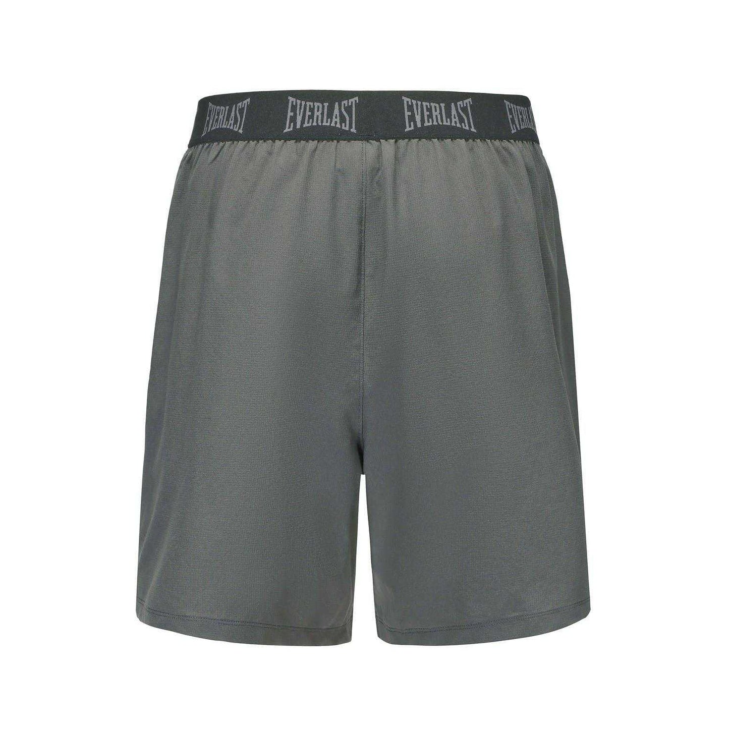 Grey - Back - Everlast Mens Flex Shorts