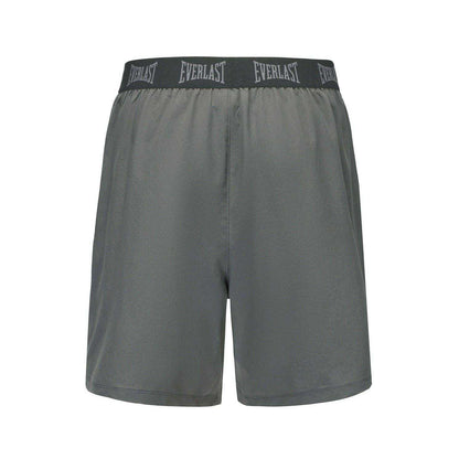 Grey - Back - Everlast Mens Flex Shorts