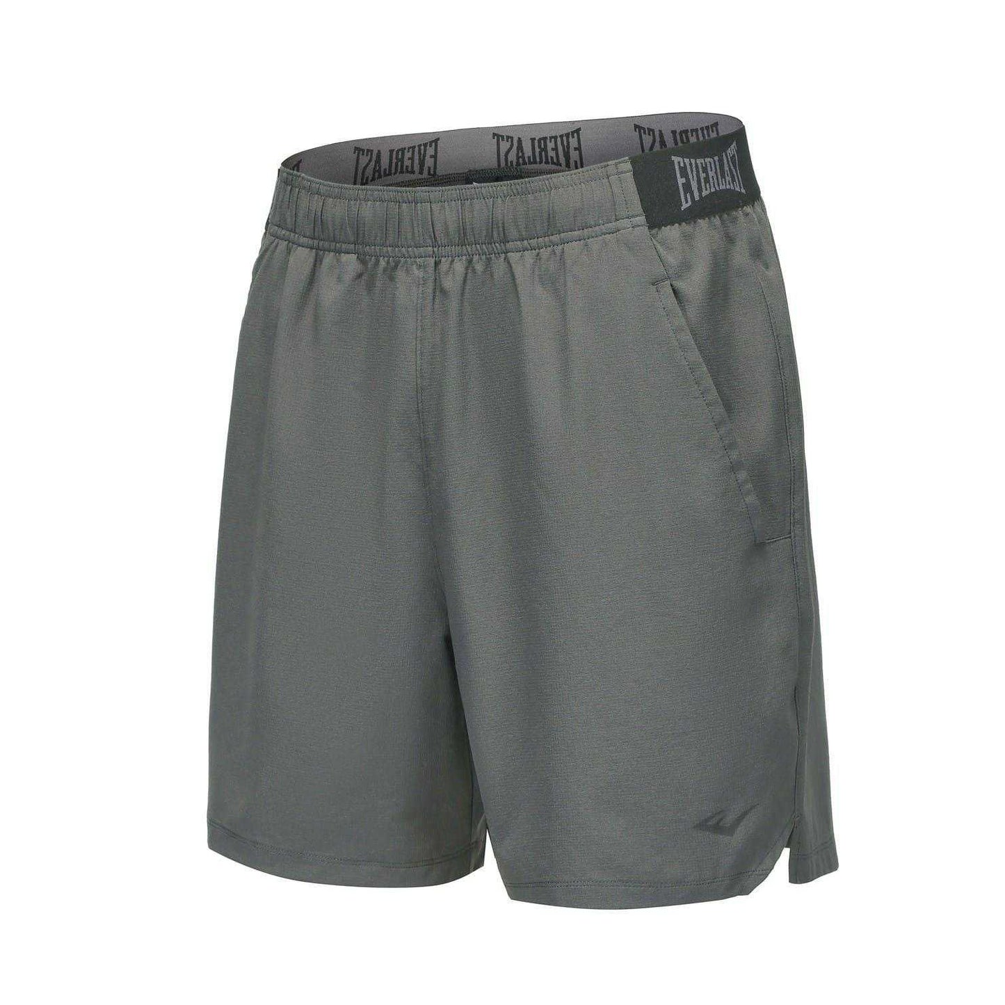 Grey - Side - Everlast Mens Flex Shorts