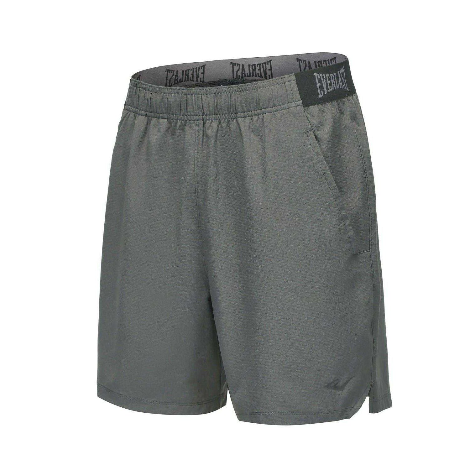 Grey - Side - Everlast Mens Flex Shorts