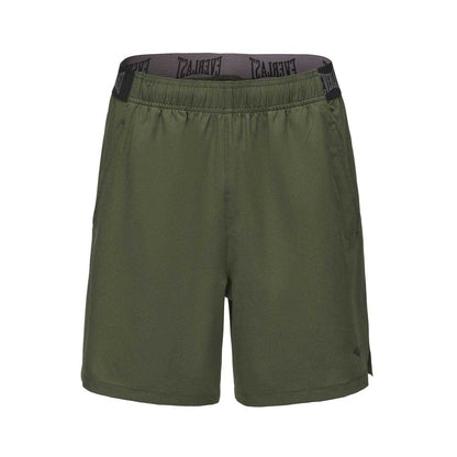 Khaki - Front - Everlast Mens Flex Shorts